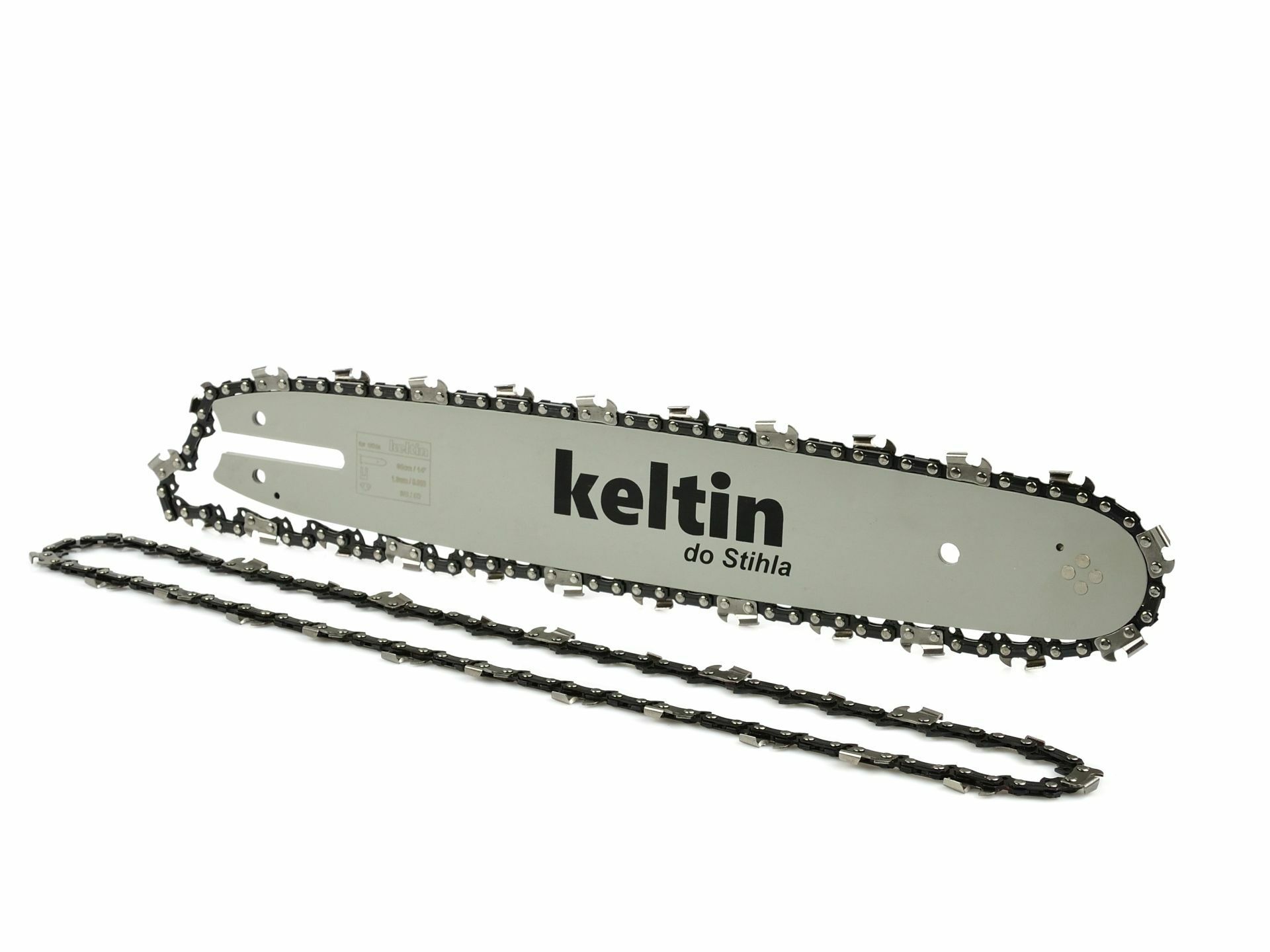 E-shop Vodící lišta pro řetězové pily a 2 řetězy 14" 3/8" 1,3mm 50z GEKO