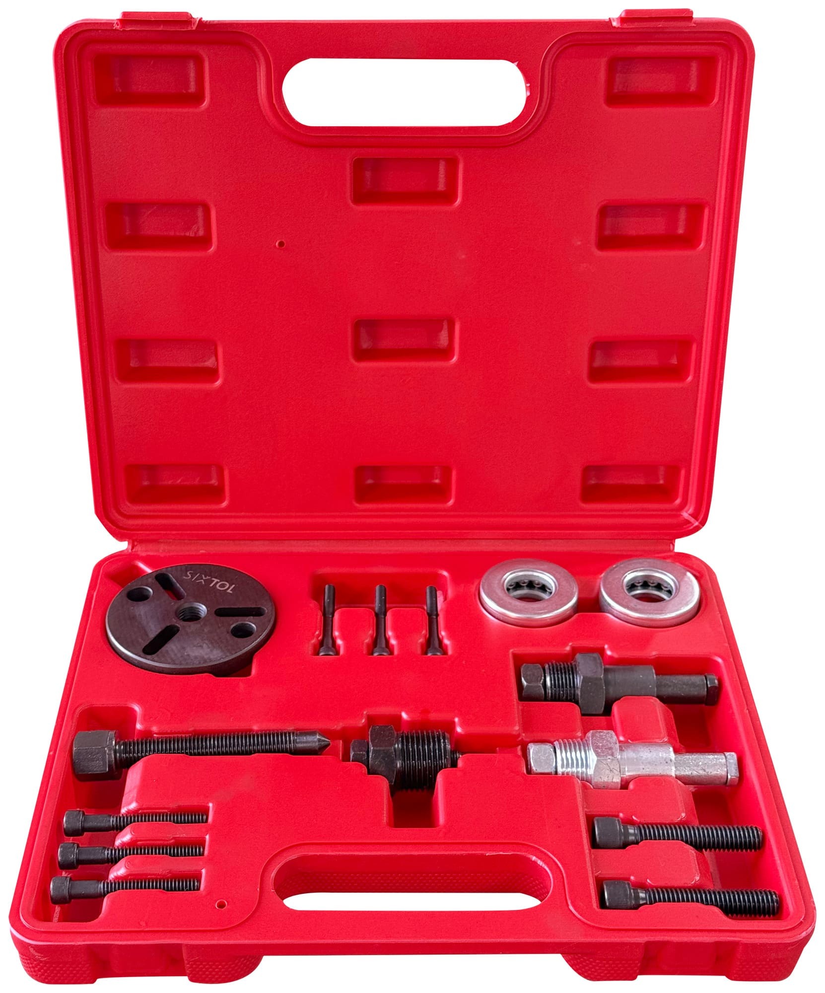 E-shop Sada na demontáž spojky kompresoru klimatizace MECHANIC AC SET 2, 15 ks SIXTOL