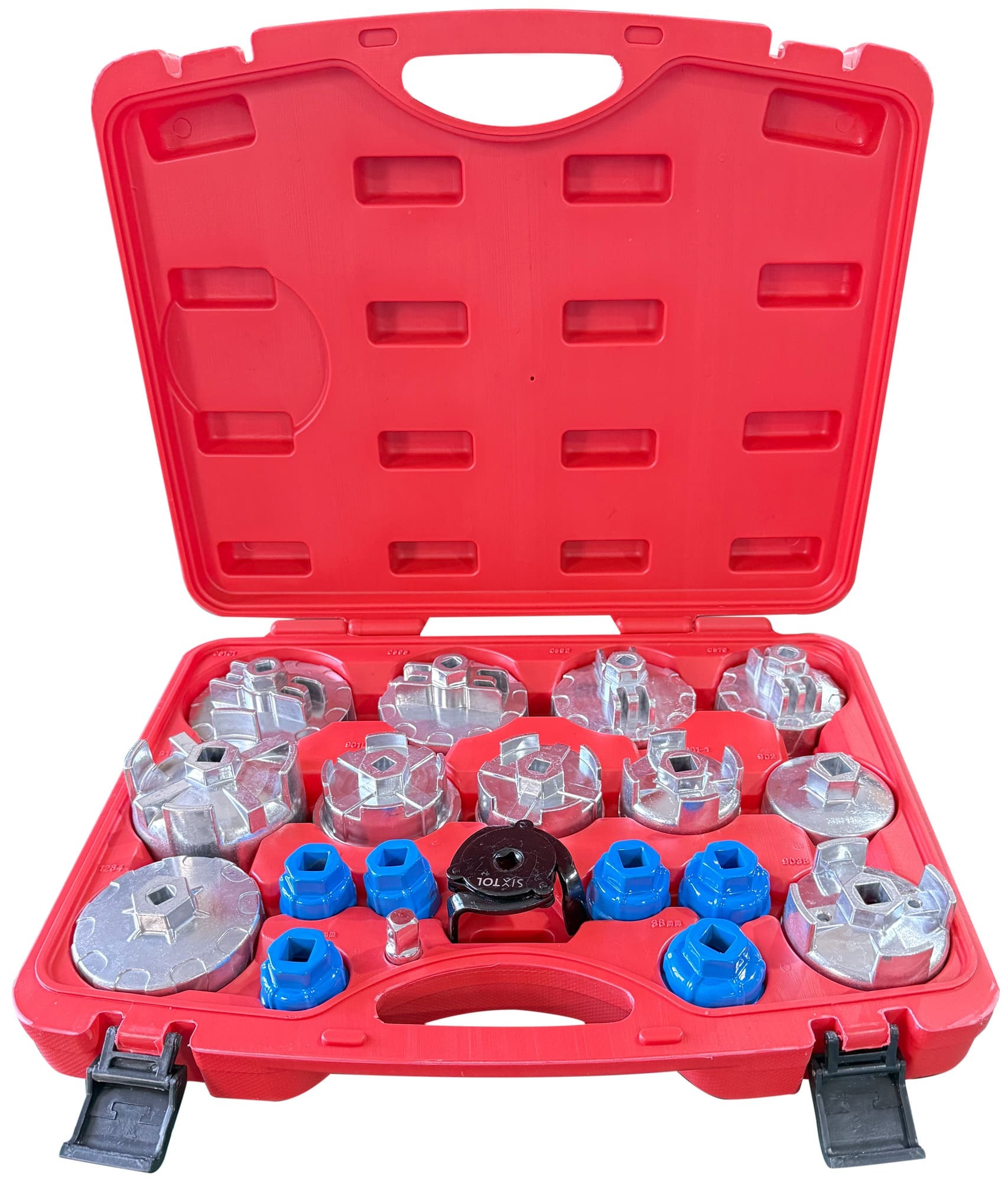 E-shop Sada na demontáž olejových filtrů MECHANIC OIL WRENCH 19, 19 ks SIXTOL