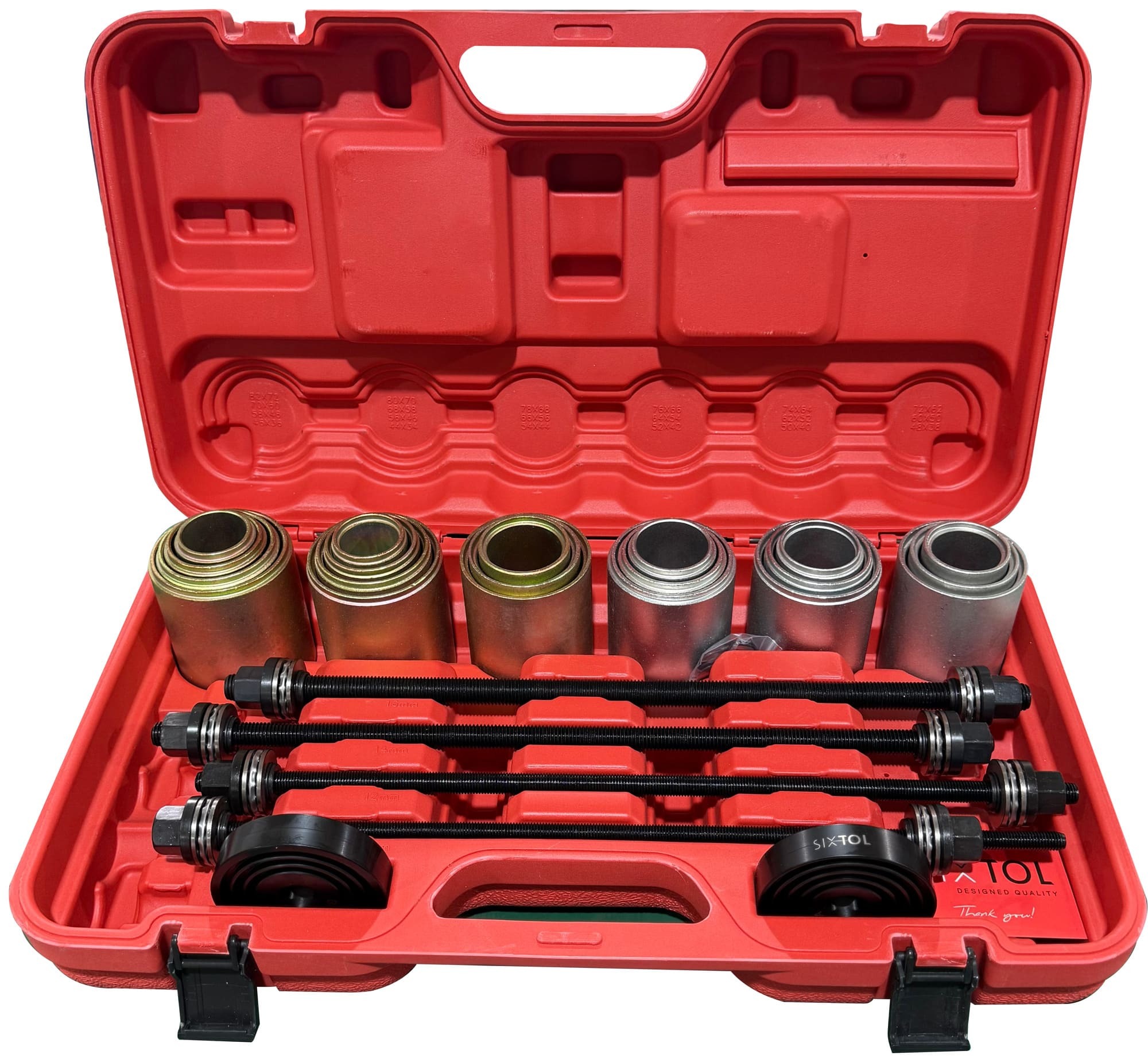 E-shop Sada na lisování a stahování ložisek a pouzder MECHANIC PULLER SET 4, 27 ks SIXTOL
