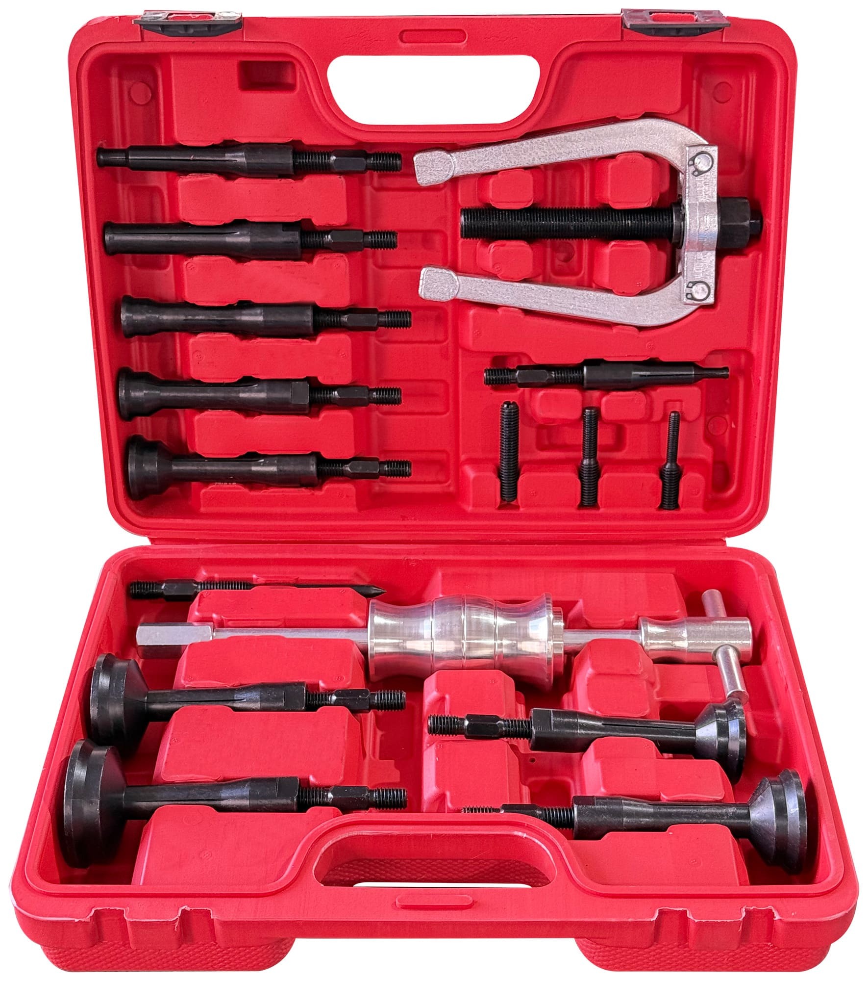 E-shop Sada stahováků vnitřních ložisek s kluzným kladivem MECHANIC BEARING PULLER 5, 16 ks SIXTOL