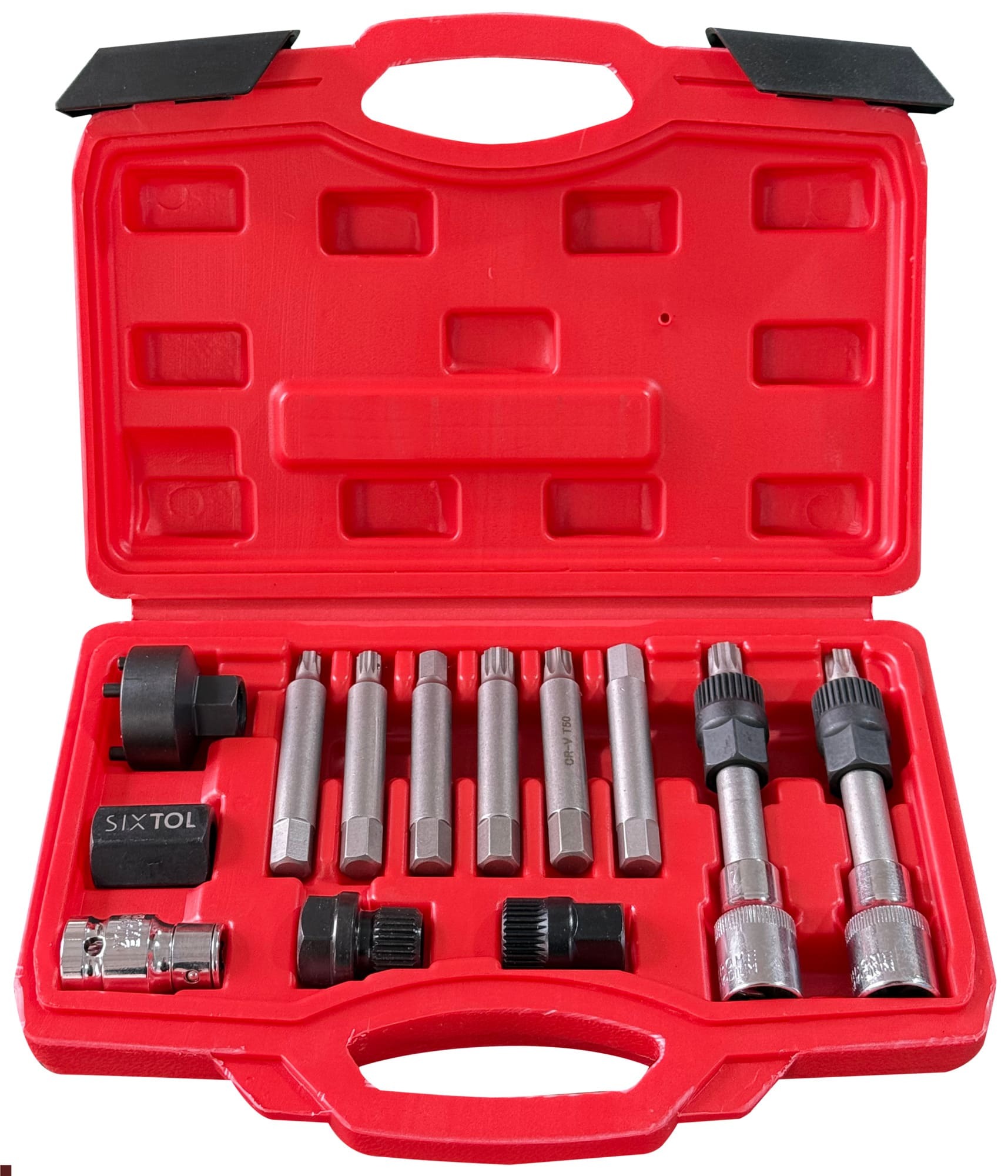 E-shop Sada na demontáž řemenice MECHANIC PULLEY SET 1, 13 ks SIXTOL