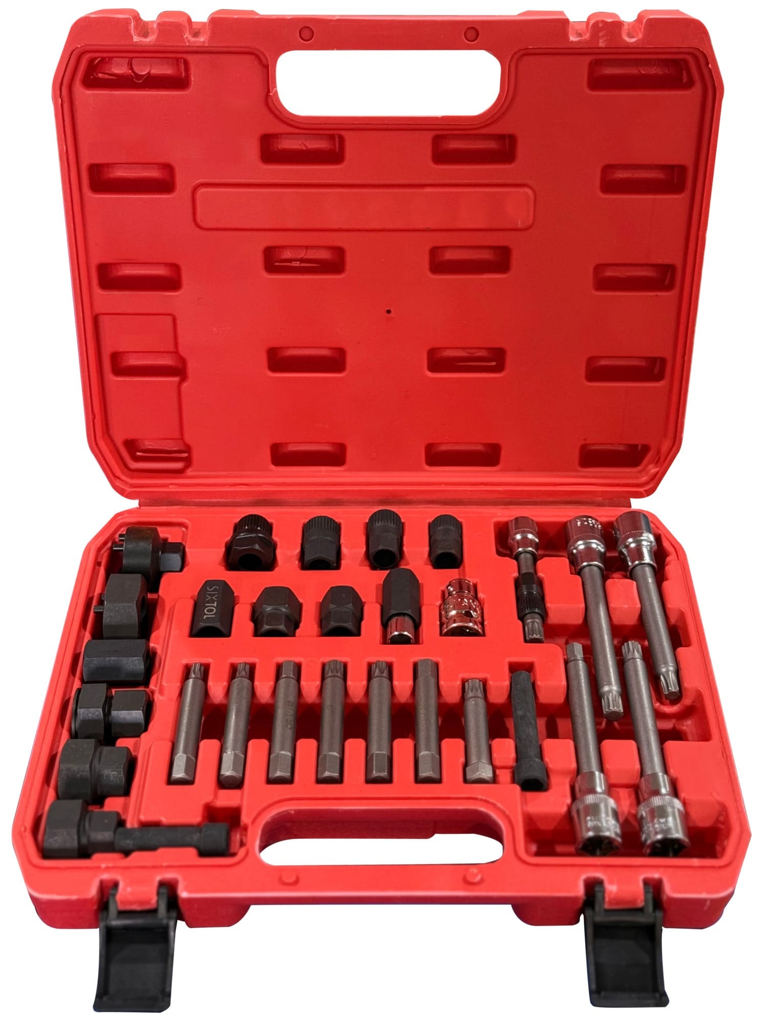 E-shop Sada na montáž a demontáž řemenic alternátoru MECHANIC PULLEY SET 4, 30 ks SIXTOL