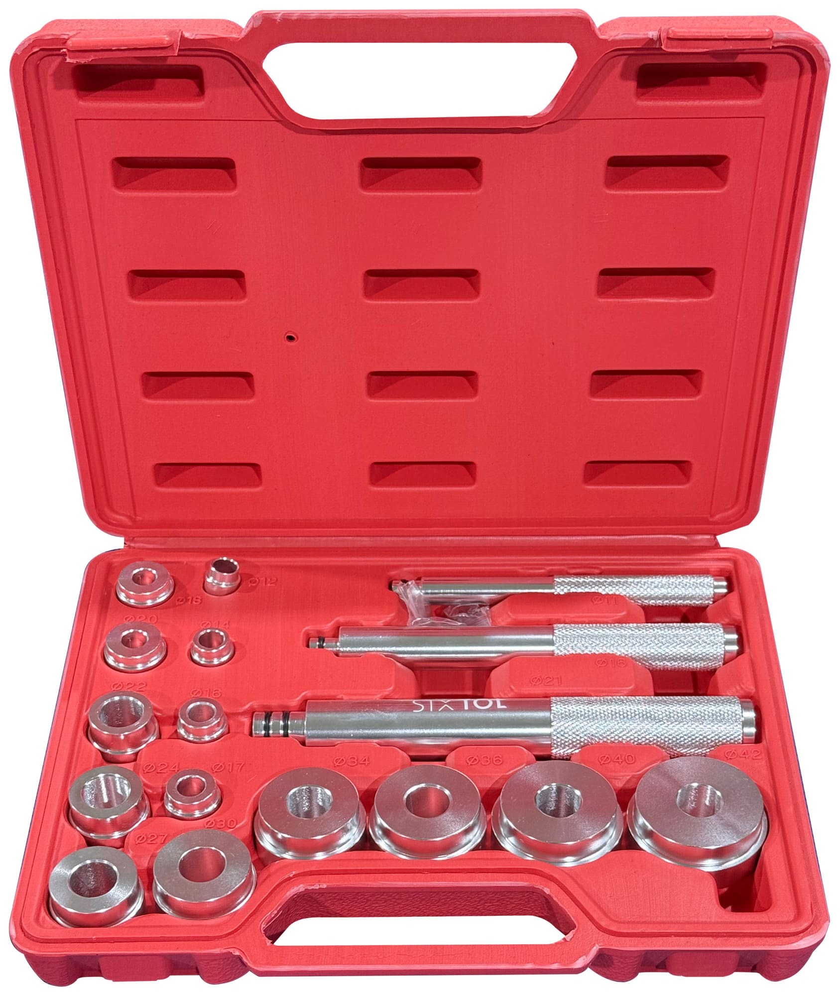 E-shop Sada na narážení ložiskových kroužků a těsnění MECHANIC SEAL 3, 17 ks SIXTOL