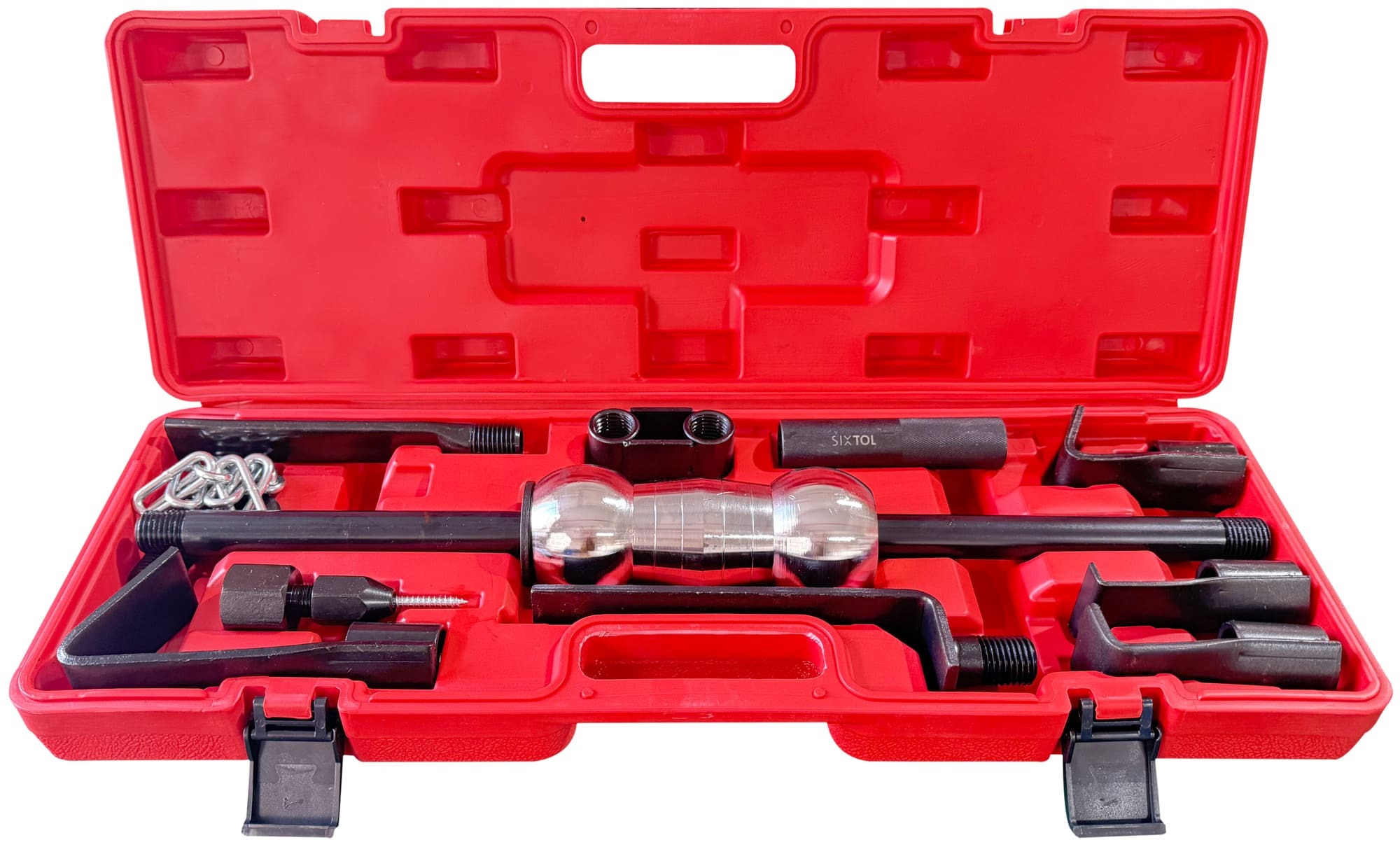 E-shop Sada na opravu karoserie s rázovým kluzným kladivem CAR BODY REPAIR SET 1 SIXTOL