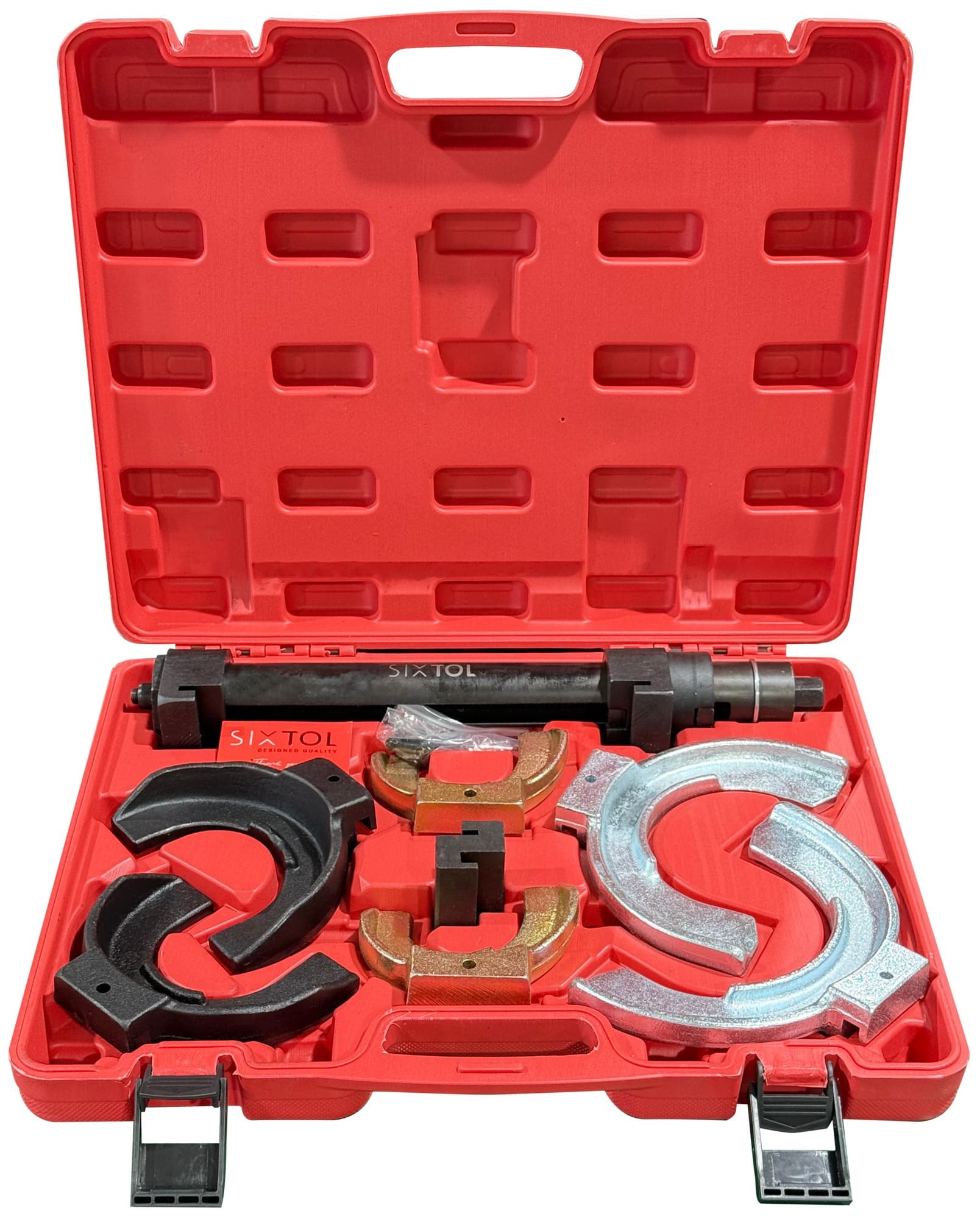 E-shop Sada stahováku pružin tlumičů s vyměnitelnými vidlicemi MECHANIC SPRING SET 5 SIXTOL