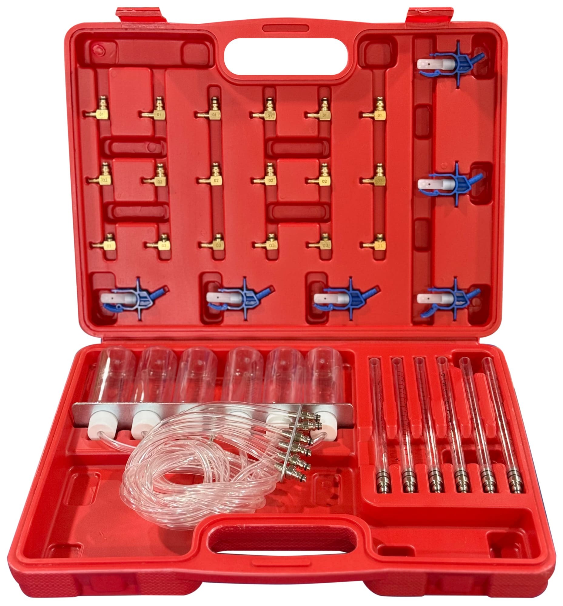 E-shop Testovací sada pro měření průtoku vstřikovačů Common Rail MECHANIC FLOW METER 1 SIXTOL