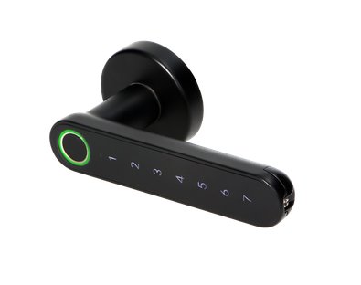 E-shop Chytrá kľučka s dotykovou klávesnicou a čítačkou odtlačkov prstov ORNO OR-ZS-853/B , Bluetooth 4.0, čierna