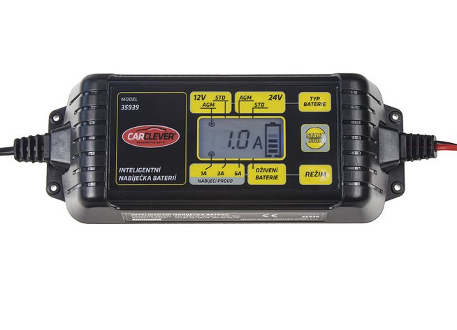 E-shop SAPRO Autonabíjačka CarClever 12V 24V/6A , model 35939