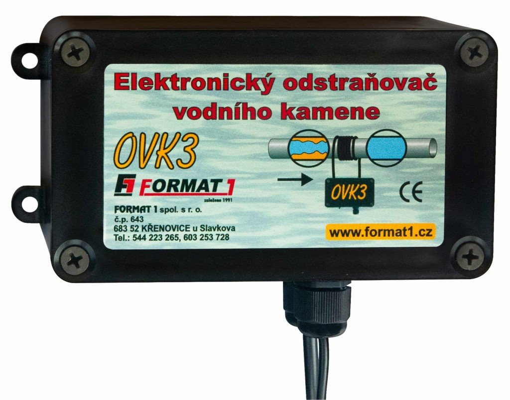 E-shop Odstraňovač vodného kameňa FORMAT OVK3 pre potrubie do 4 coulu
