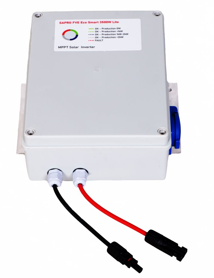 SAPRO FVE MPPT regulátor TÚV 3500W Eco Smart Lite Wi-Fi V2