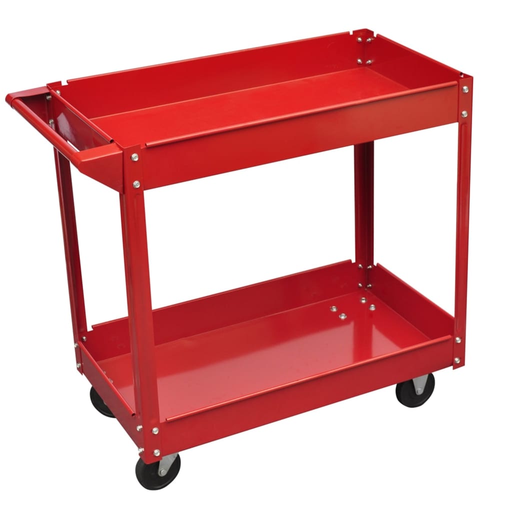 E-shop Multidom Dielenský vozík na náradie 100 kg, červený