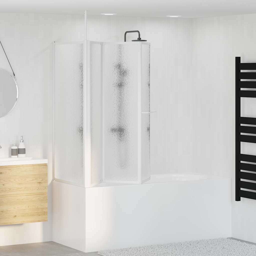 E-shop Multidom Vaňová zástena v tvare L 70x120x137 cm, 4 panely, skladacia