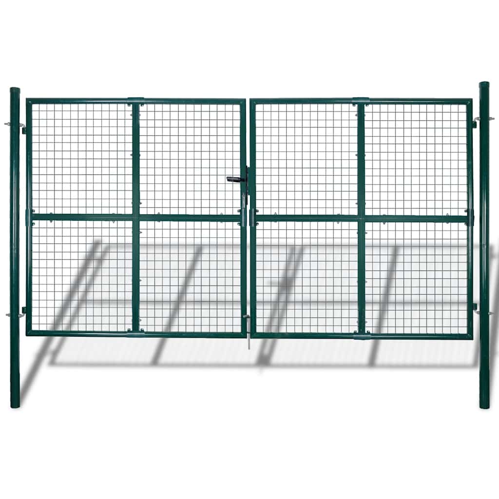 E-shop Multidom Záhradná brána s pletivou, plot, dvere, stena, mreža 300x175 cm