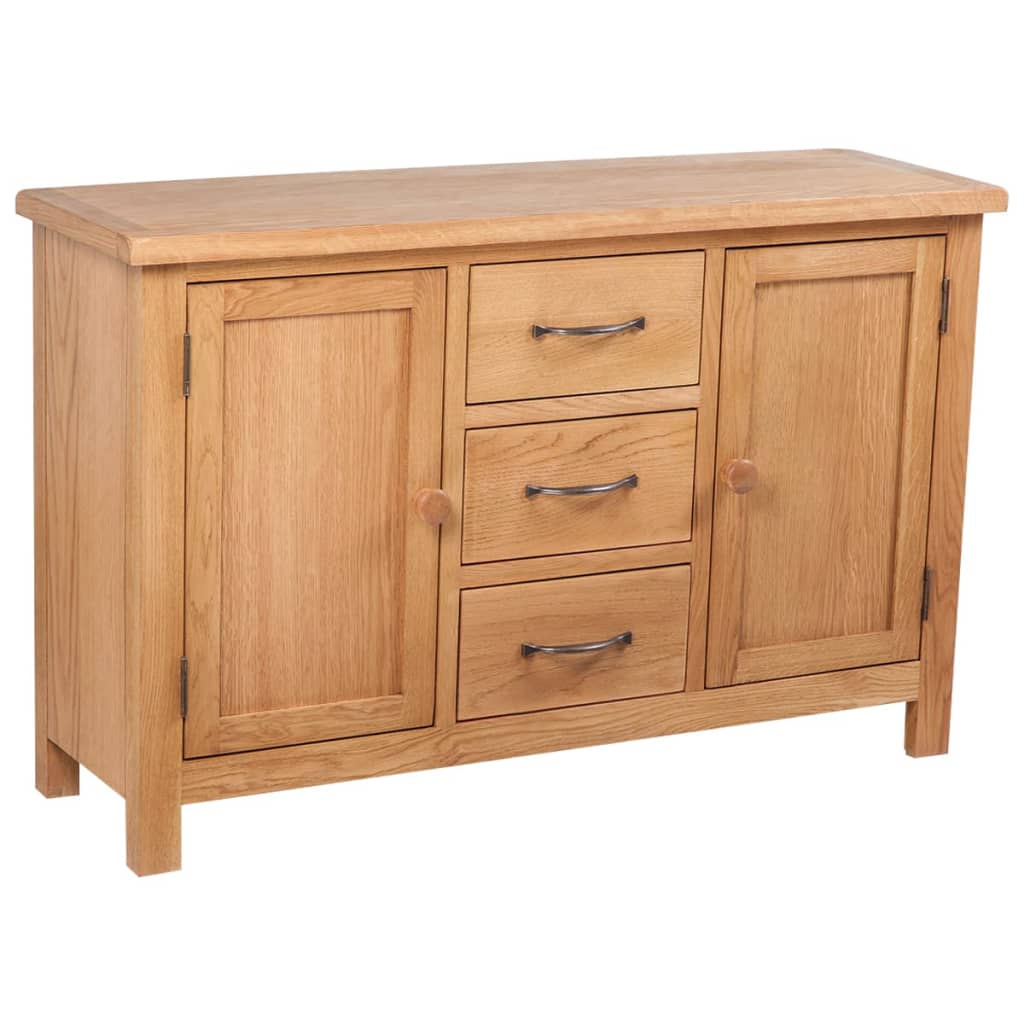 E-shop Multidom Komoda s 3 zásuvkami 110x33,5x70 cm, dubový masív