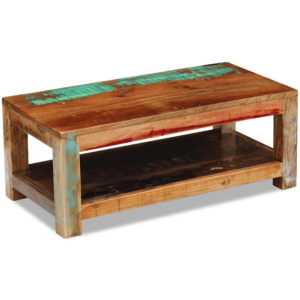 E-shop Multidom Konferenčný stolík, recyklovaný masív 90x45x35 cm