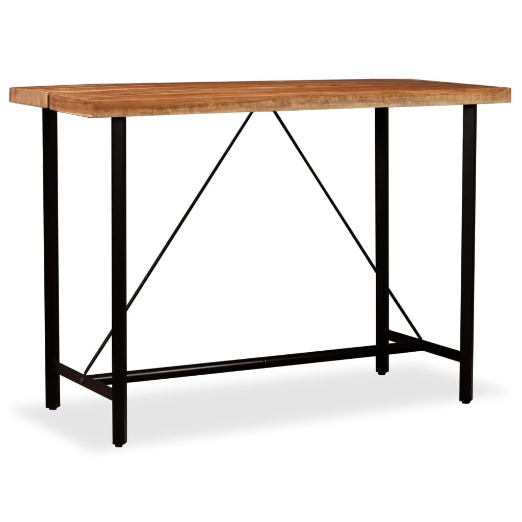 E-shop Multidom Barový stolík, akáciový masív 150x70x107 cm