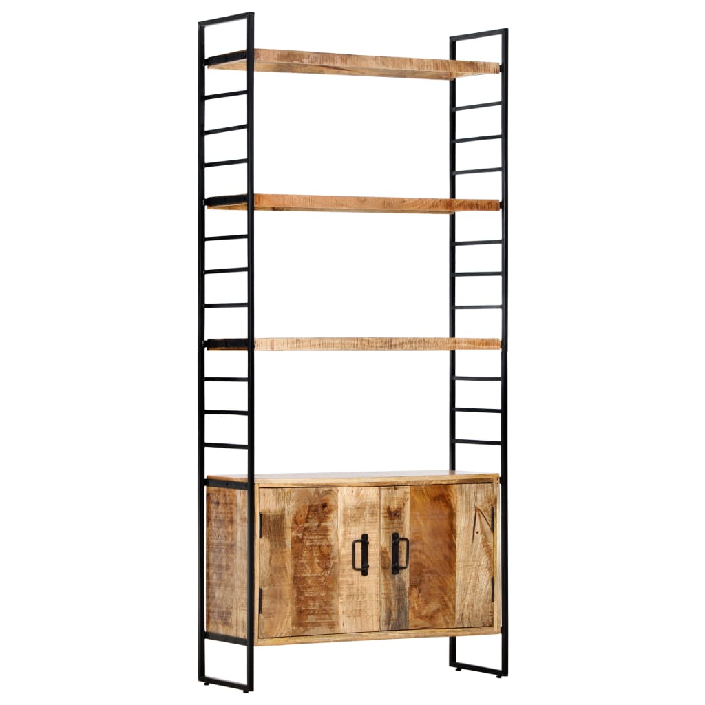 E-shop Multidom 4-poschodová knižnica 80x30x180 cm surový mangovníkový masív