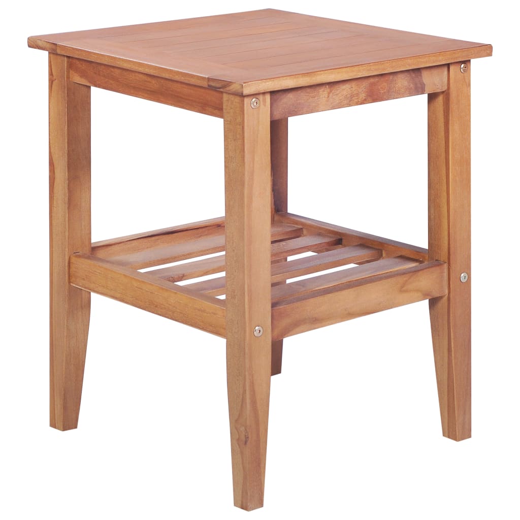 E-shop Multidom Konferenčný stolík 40x40x50 cm, štvorcový, tíkový masív