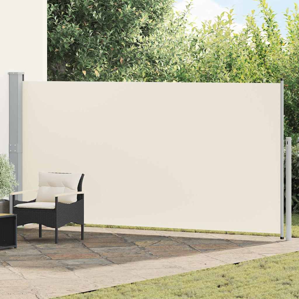 E-shop Multidom Zaťahovacia bočná markíza krémová 160x500 cm