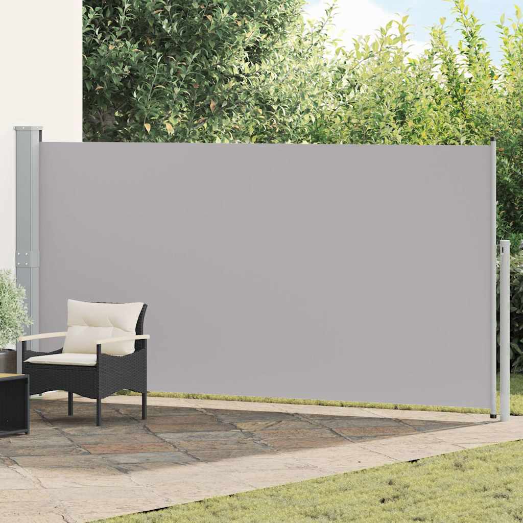 E-shop Multidom Zaťahovacia bočná markíza 160x500 cm sivá
