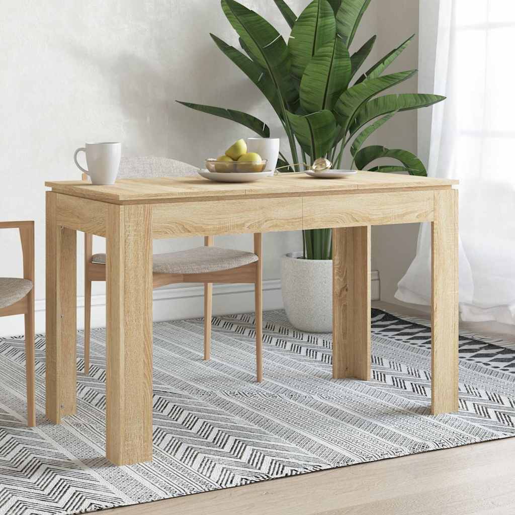 E-shop Multidom Jedálenský stôl, dub sonoma 120x60x76 cm, kompozitné drevo