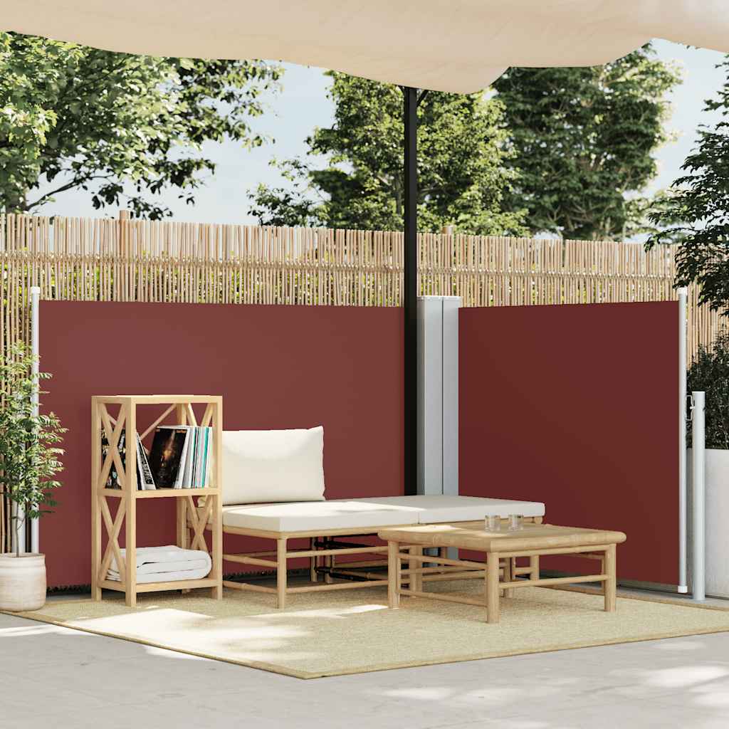 E-shop Multidom Zaťahovacia bočná markíza, hnedá 100x600 cm