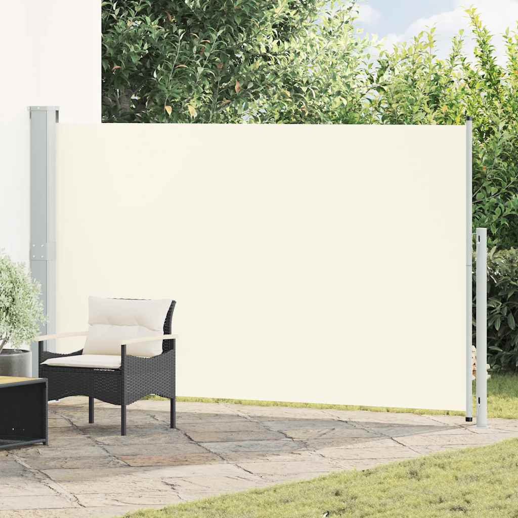 E-shop Multidom Zaťahovacia bočná markíza na terasu 180x300 cm, krémová