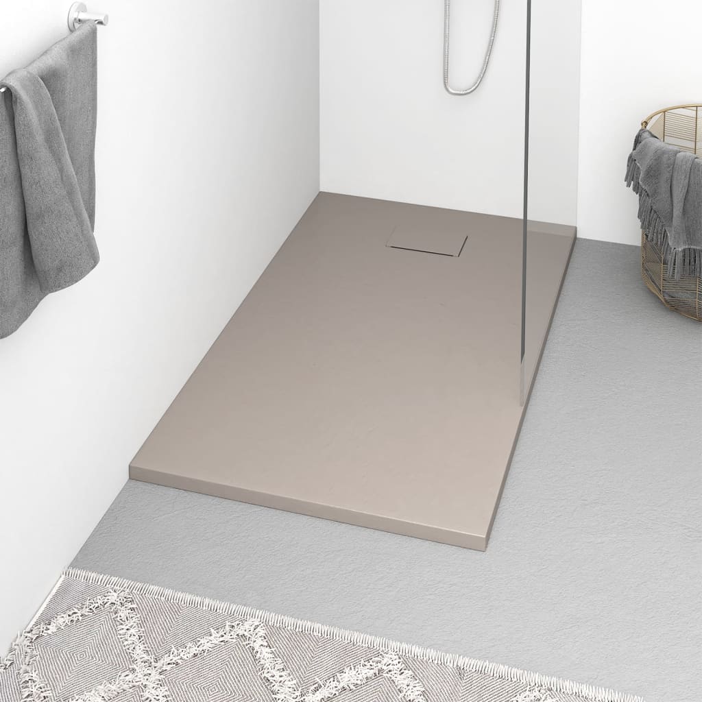 E-shop Multidom Sprchová vanička SMC hnedá 120x70 cm