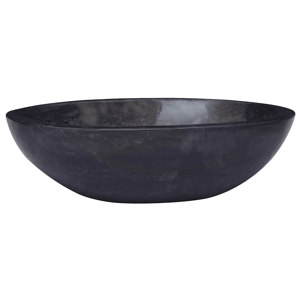 E-shop Multidom Umývadlo čierne 53x40x15 cm mramor