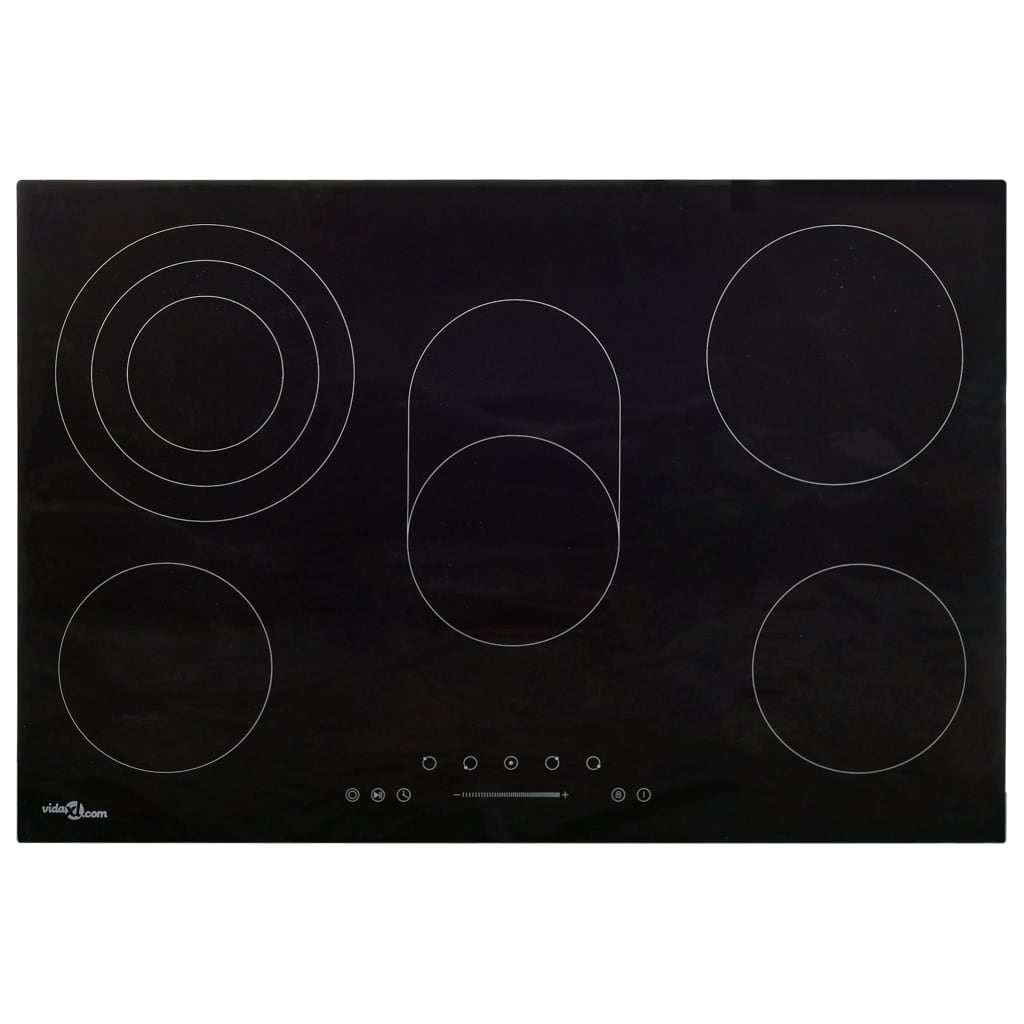 E-shop Multidom Keramická varná doska, 5 platničiek, dotyková 90 cm 8500 W