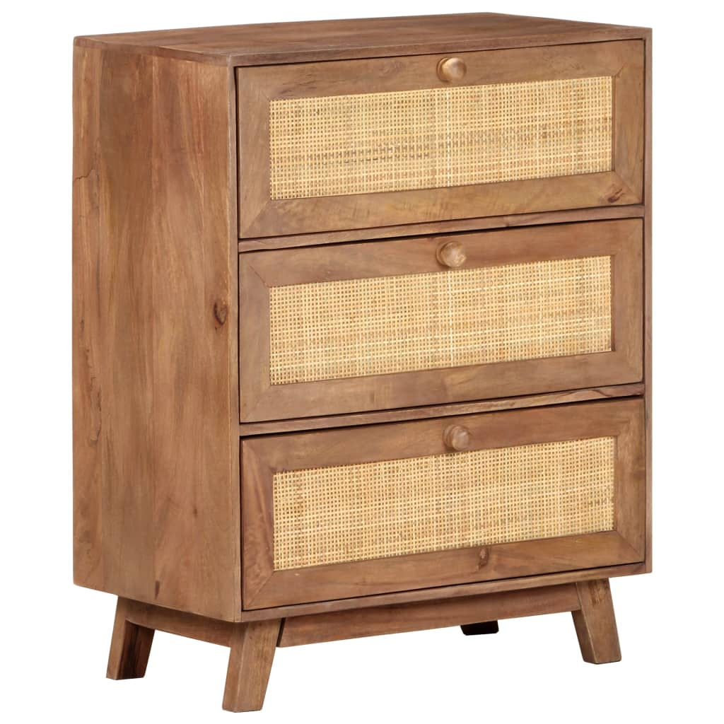 E-shop Multidom Komoda 61x35x76 cm mangovníkový masív