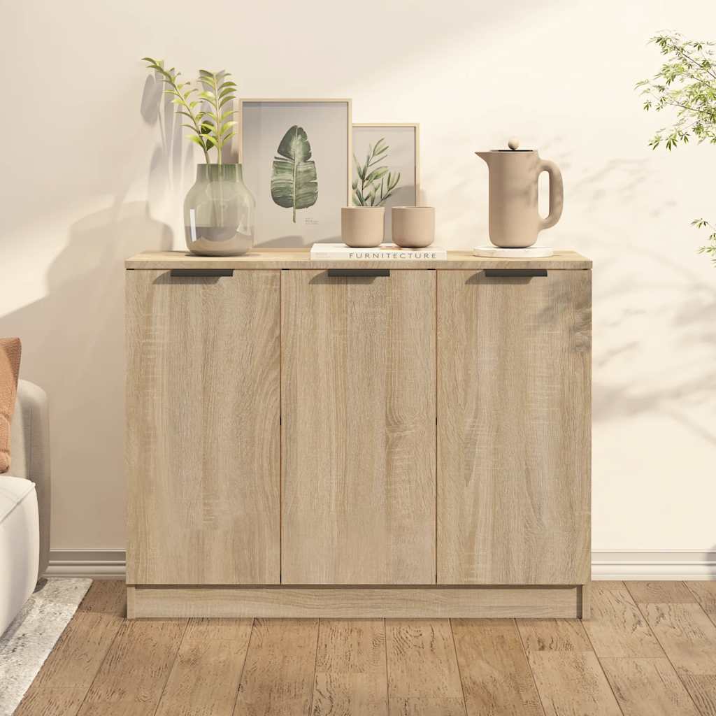 E-shop Multidom Komoda farba dubu sonoma 90,5x30x70 cm spracované drevo