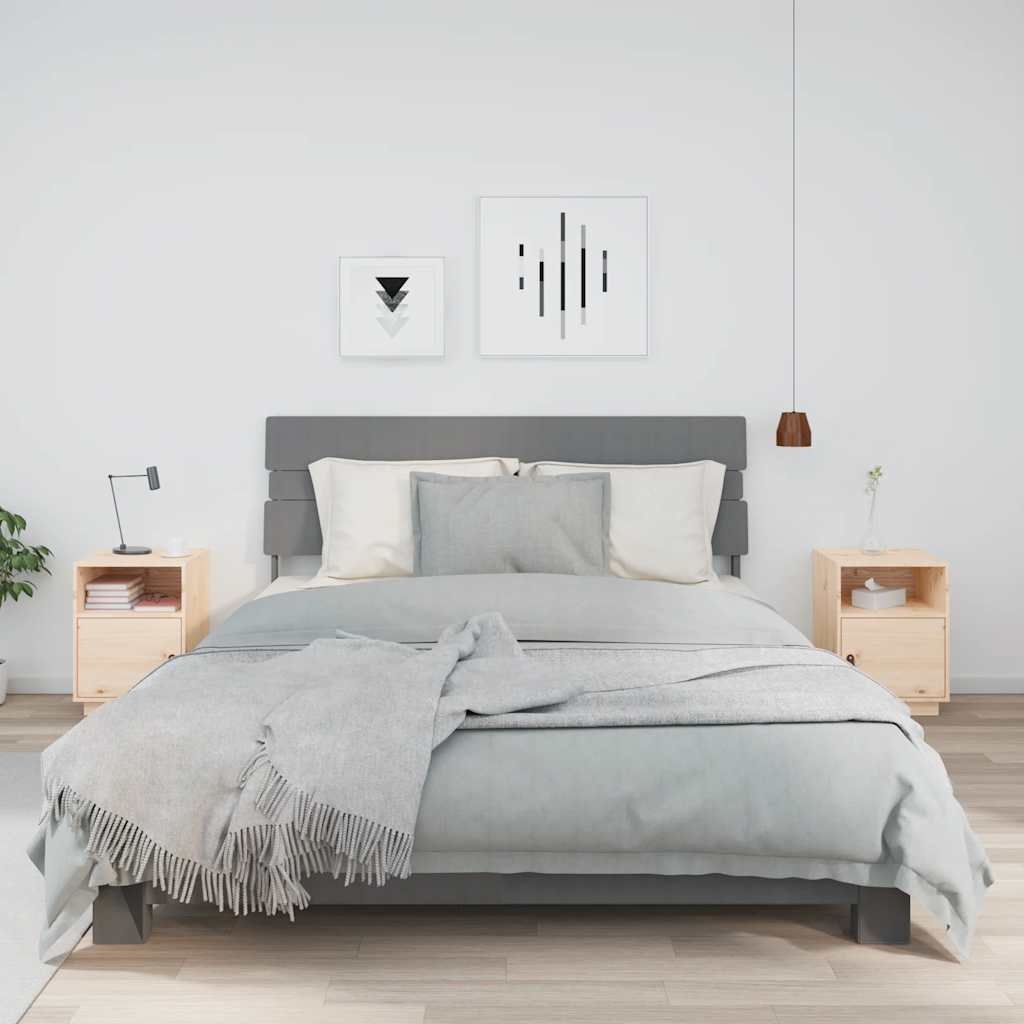 E-shop Multidom Nočné stolíky 2 ks 40x34x55 cm masívne borovicové drevo