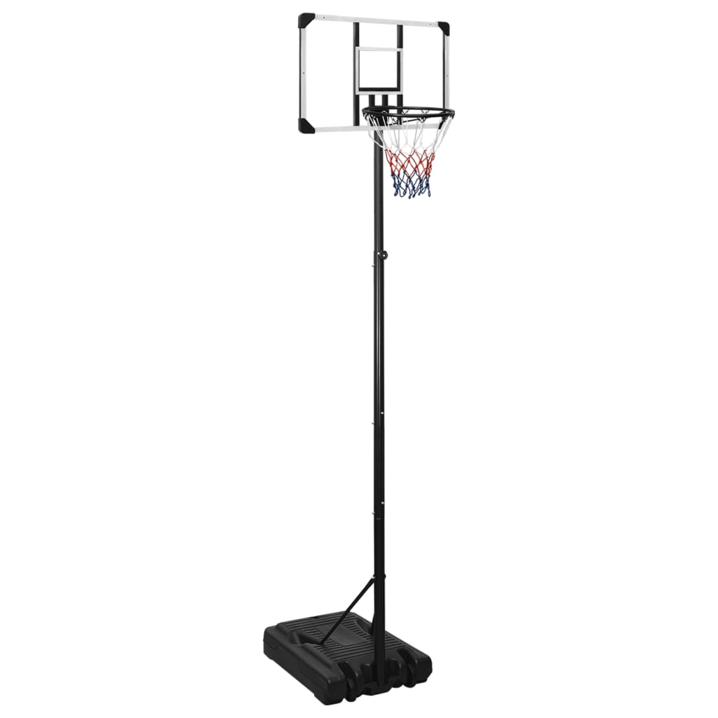 E-shop Multidom Basketbalový stojan priehľadný 280-350 cm polykarbonát