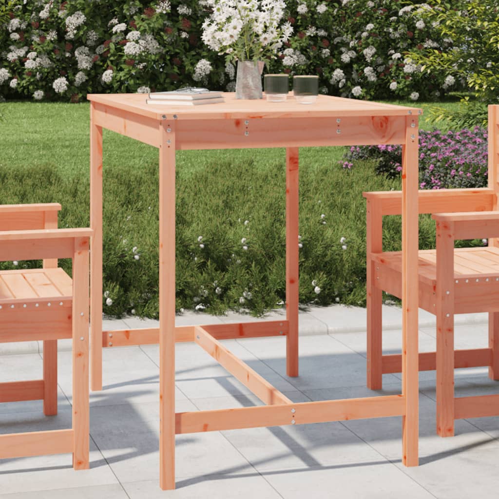 E-shop Multidom Záhradný stolík 121x82,5x110 cm masívny Douglas