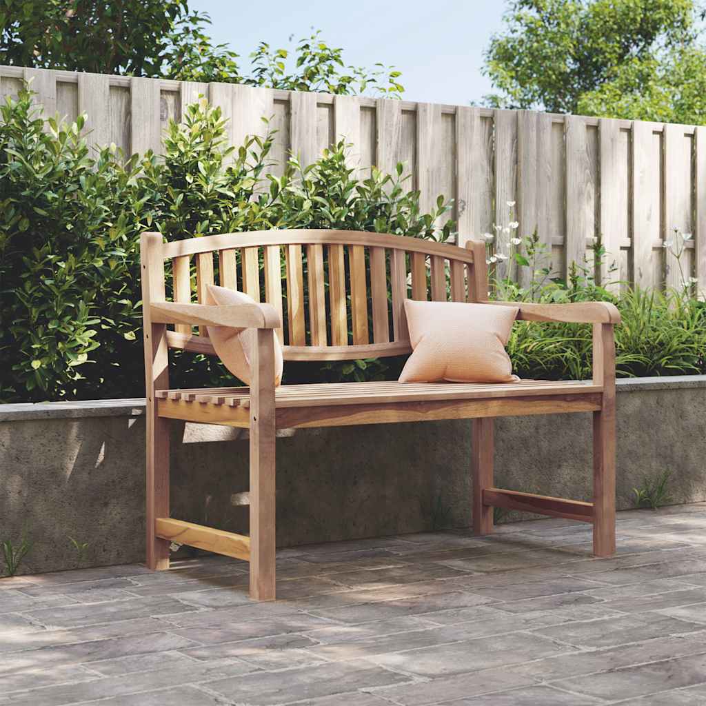 E-shop Multidom Záhradná lavička 114x59x87 cm masívne tíkové drevo