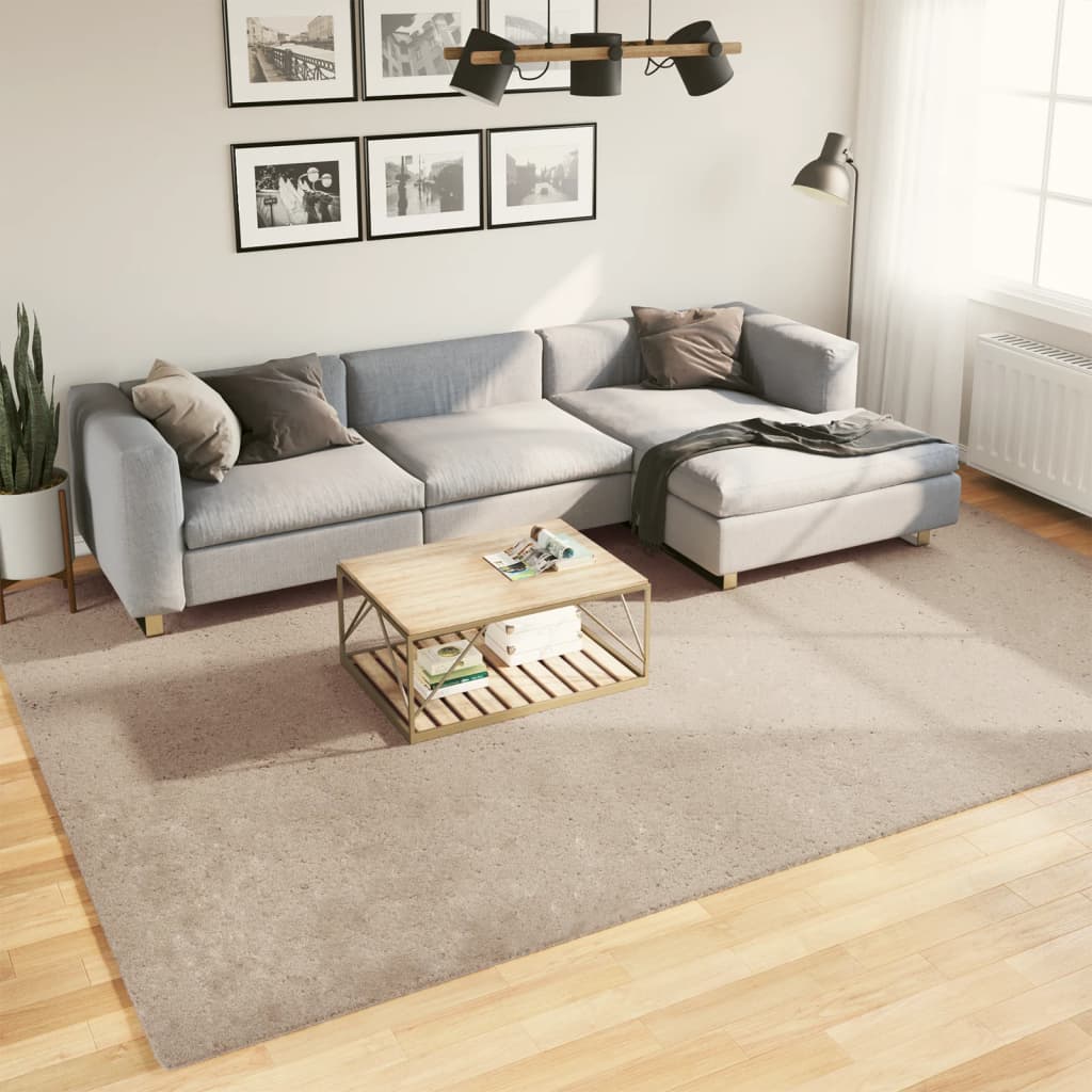 E-shop Multidom Koberec HUARTE s krátkym vlakom umývateľný pieskový 240x340 cm