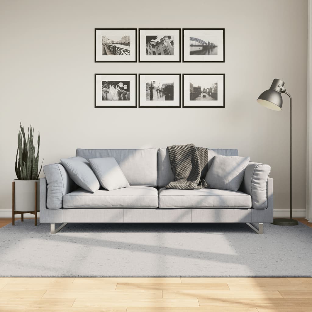 E-shop Multidom Koberec HUARTE s krátkym vlakom umývateľný sivý 160x230 cm