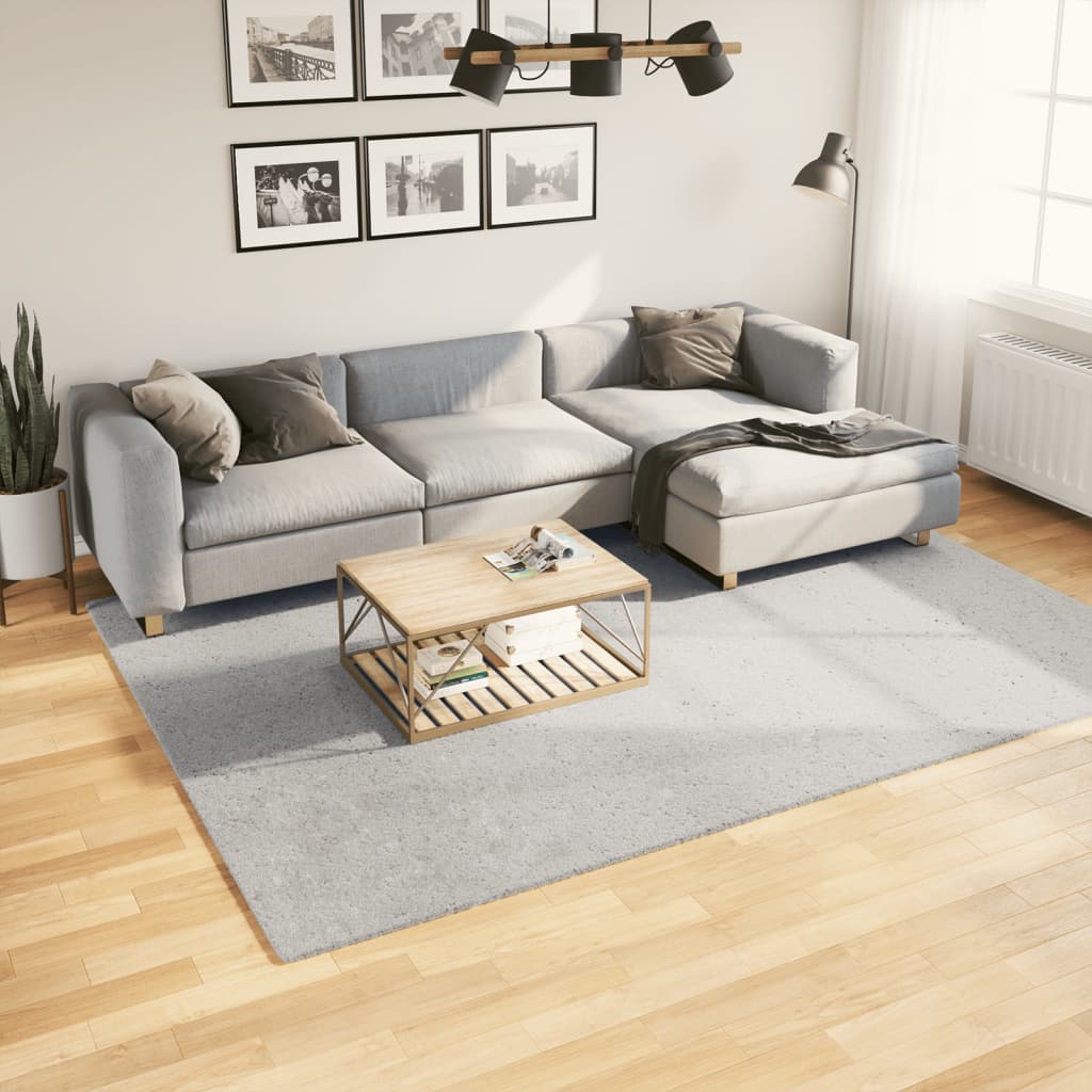 E-shop Multidom Koberec HUARTE s krátkym vlakom umývateľný sivý 200x280 cm