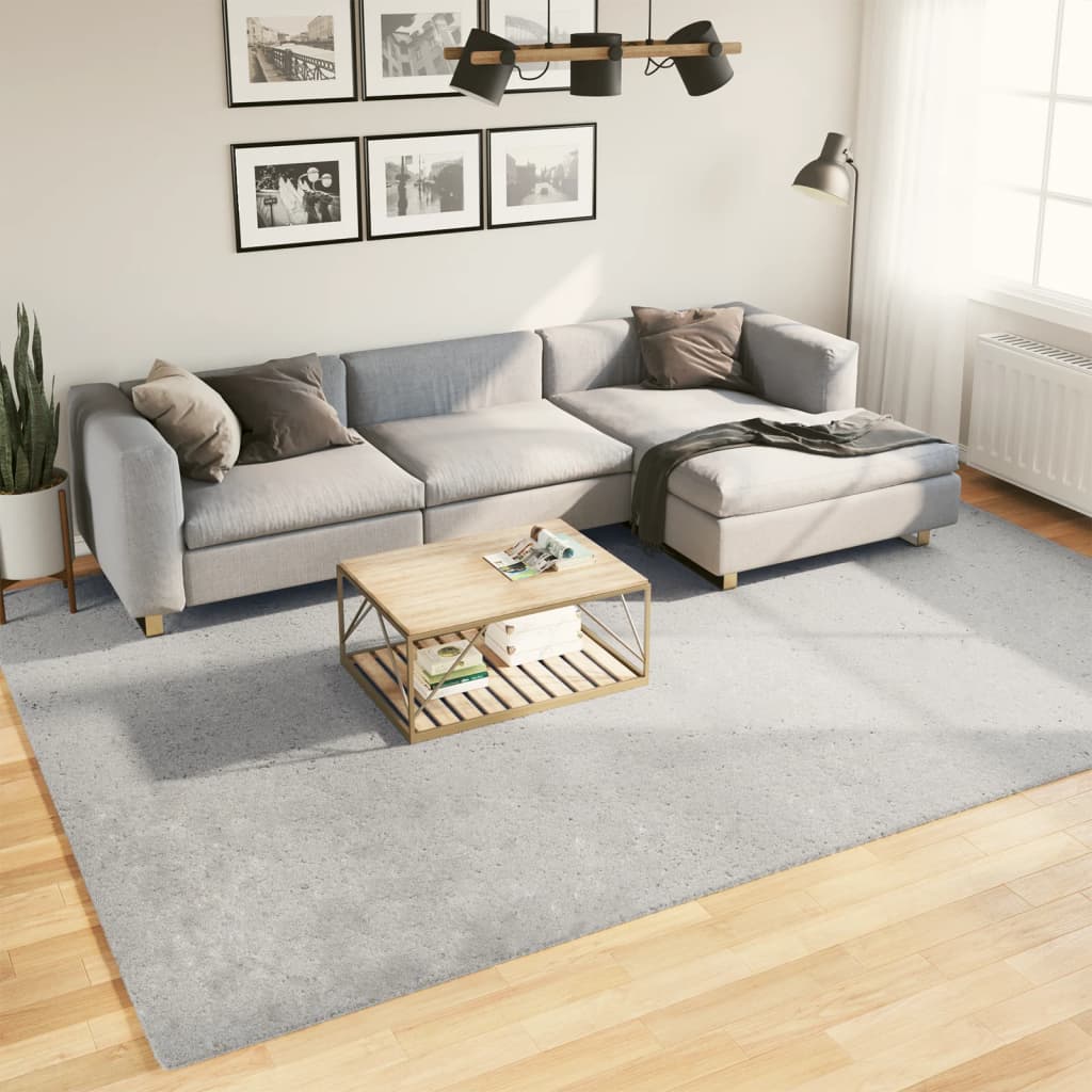 E-shop Multidom Koberec HUARTE s krátkym vlakom umývateľný sivý 240x340 cm