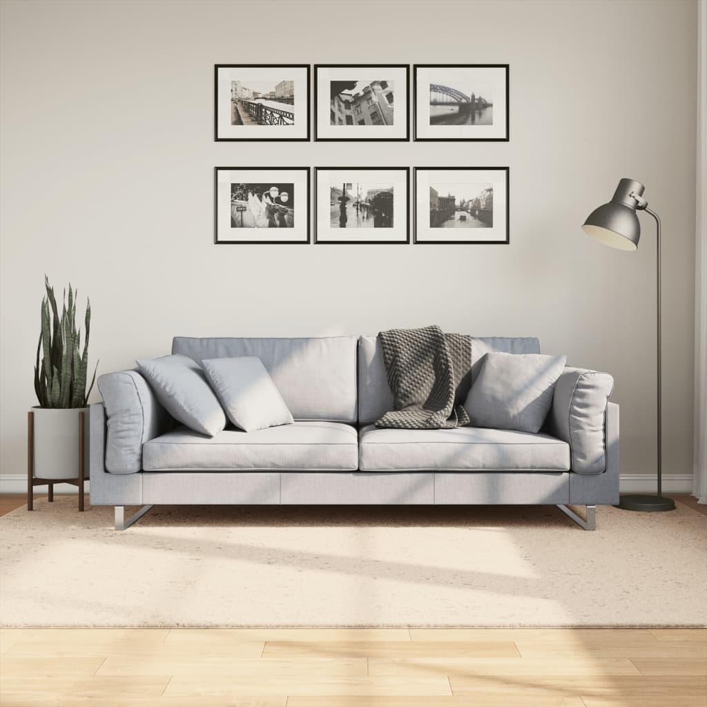 E-shop Multidom Koberec HUARTE s krátkym vlasom umývateľný béžový 160x230 cm