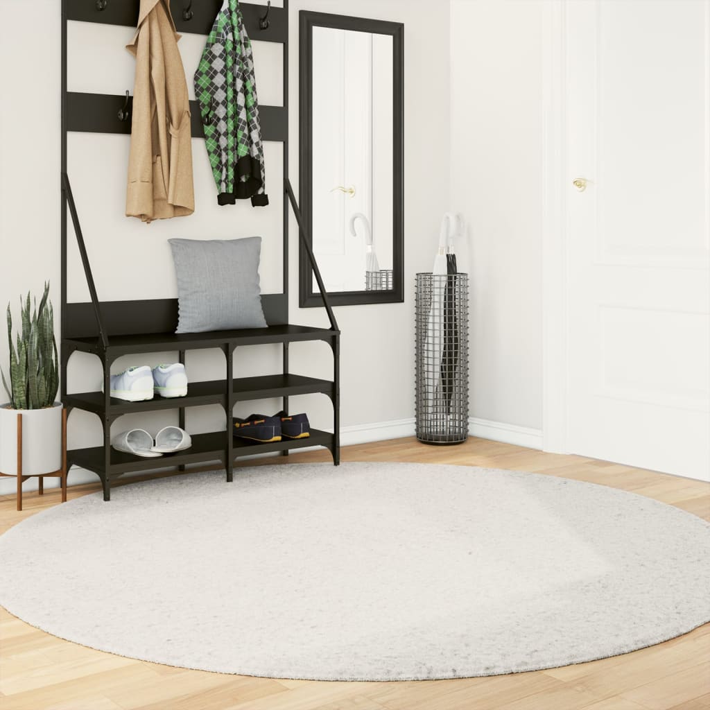 E-shop Multidom Koberec OVIEDO, krátky vlas, krémový Ø 200 cm