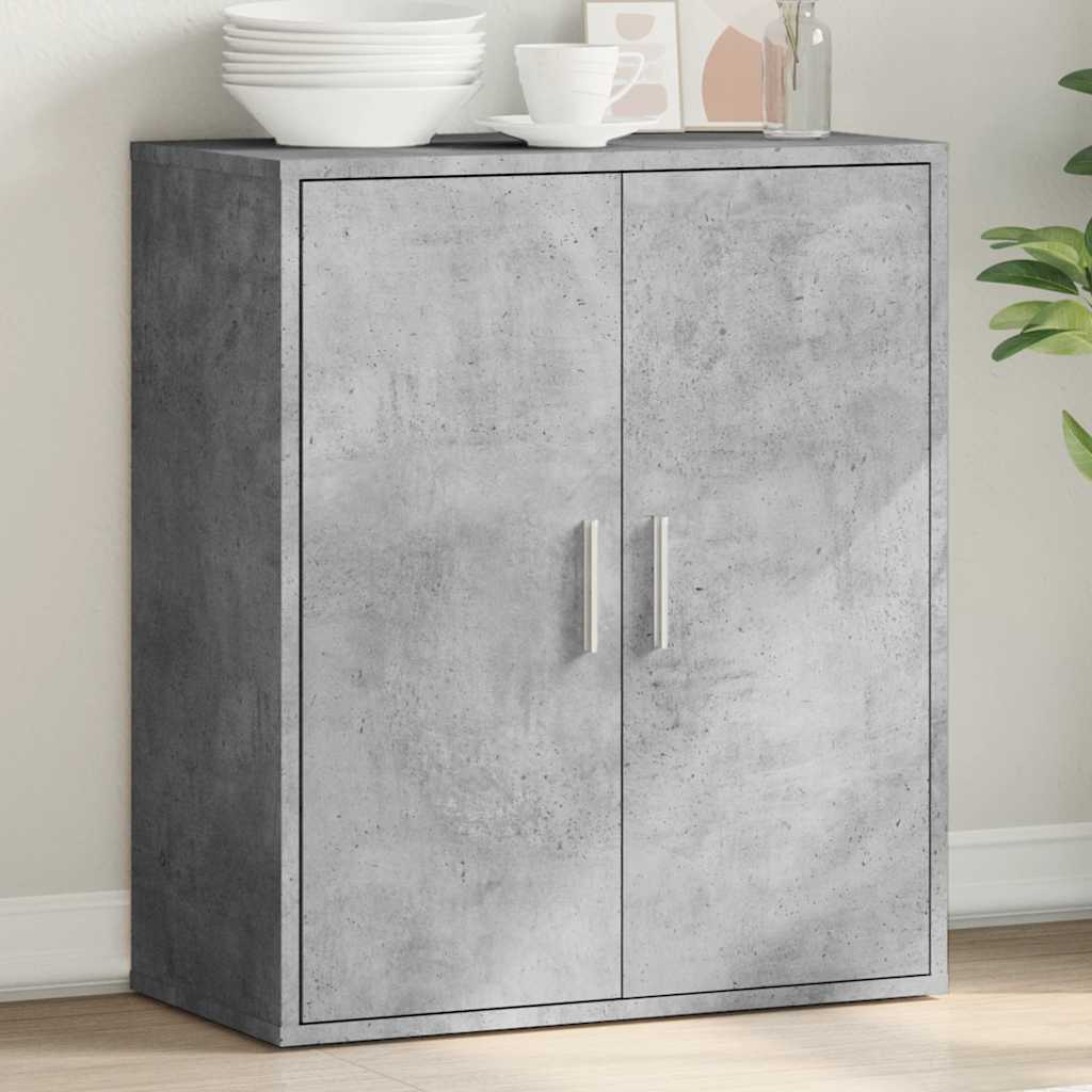 E-shop Multidom Komoda, betónovo sivá 79x38x80 cm, kompozitné drevo