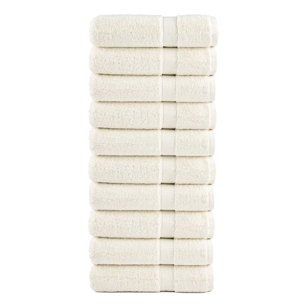 E-shop Multidom Prémiové osušky SOLUND 10 ks krémové 70x140 cm 600 g/m2