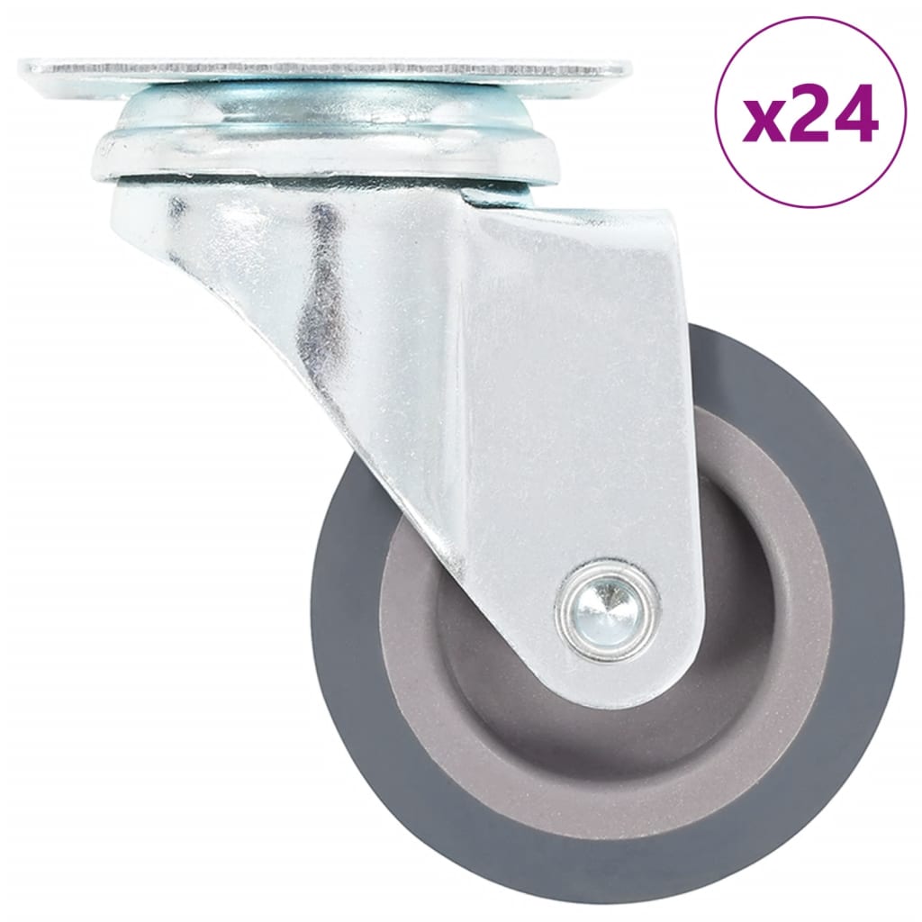 E-shop Multidom Otočné kolieska 24 ks, 50 mm