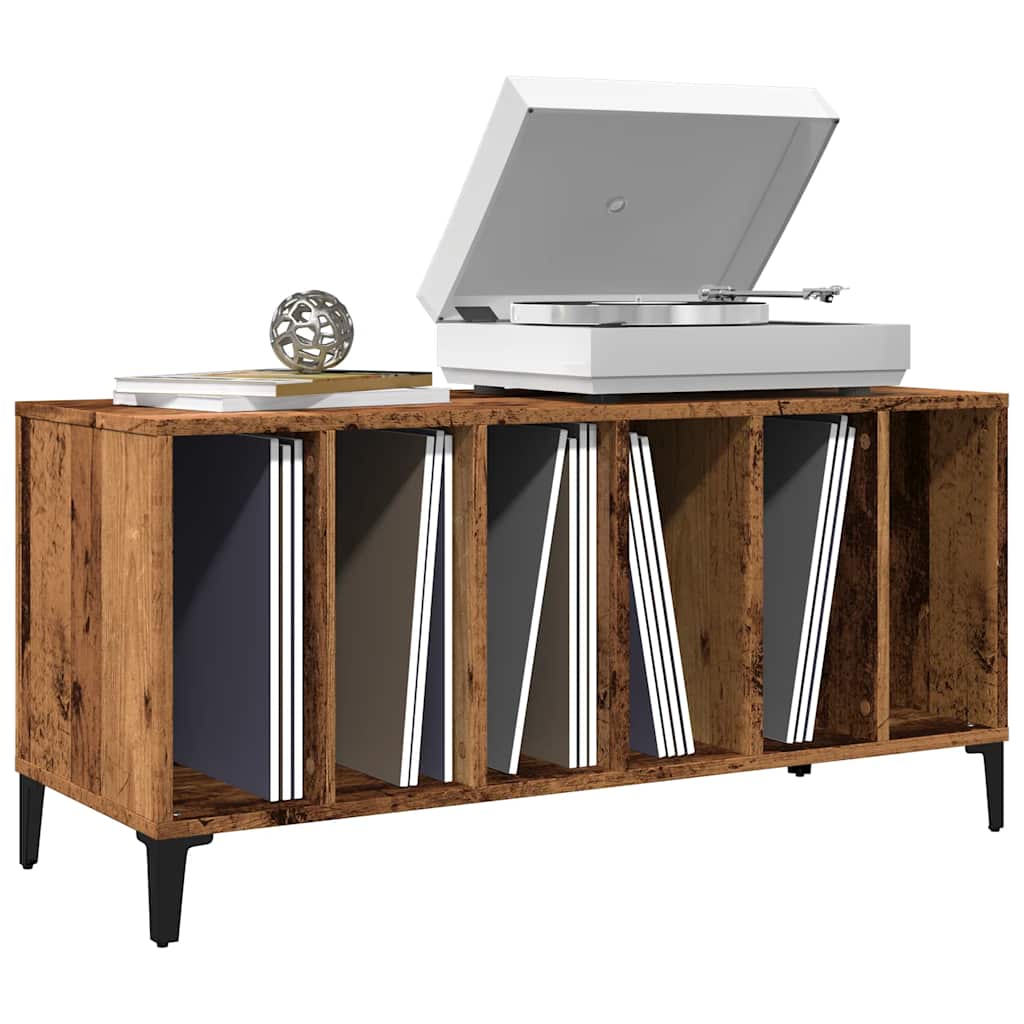 E-shop Multidom Skrinka na platne staré drevo 100x38x48 cm kompozitné drevo
