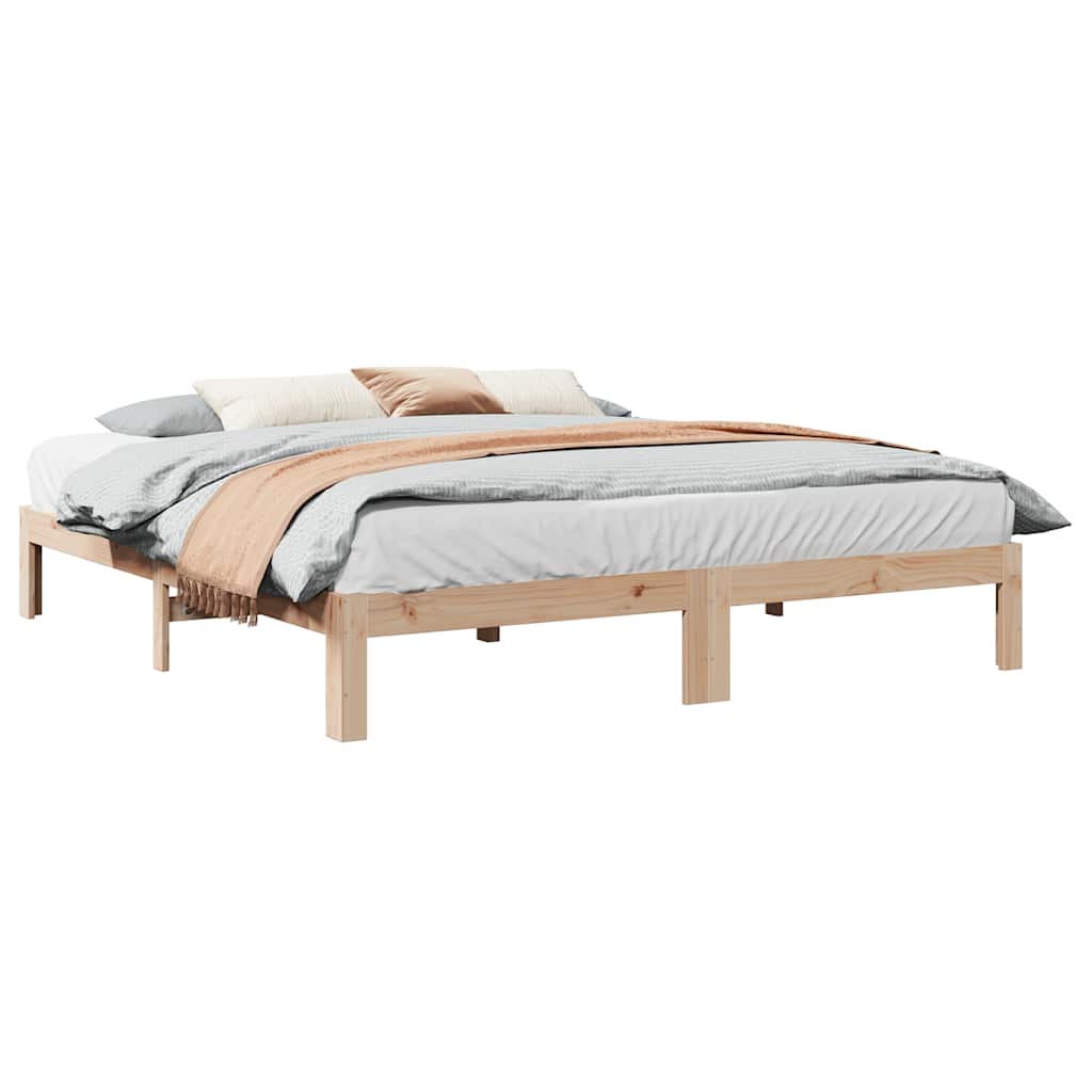 E-shop Multidom Posteľ bez matraca 160x200 cm masívna borovica