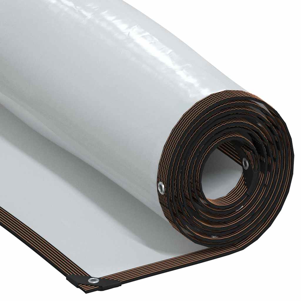 E-shop Multidom Priehľadná plachta s okami 6x12 m Polyetylén