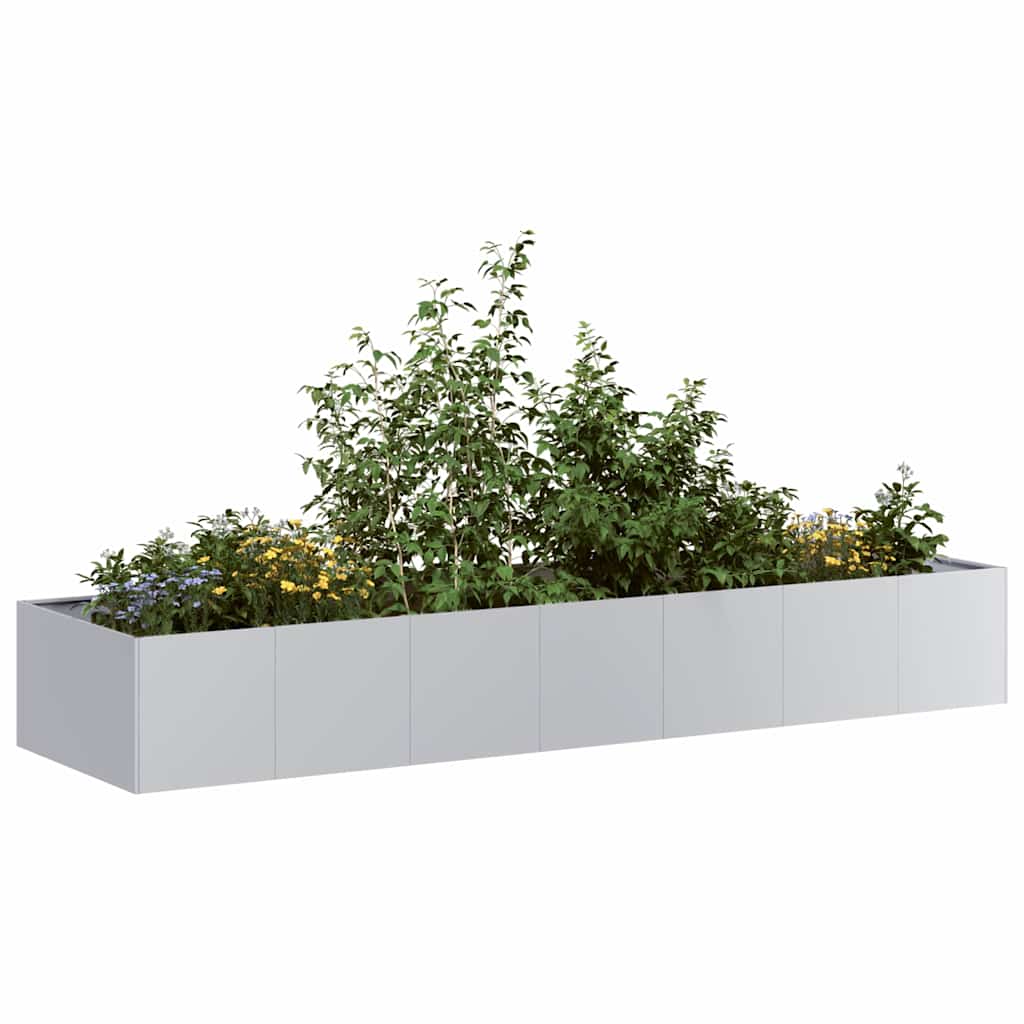 E-shop Multidom Záhradný kvetináč 280x80x40 cm, pozinkovaná oceľ
